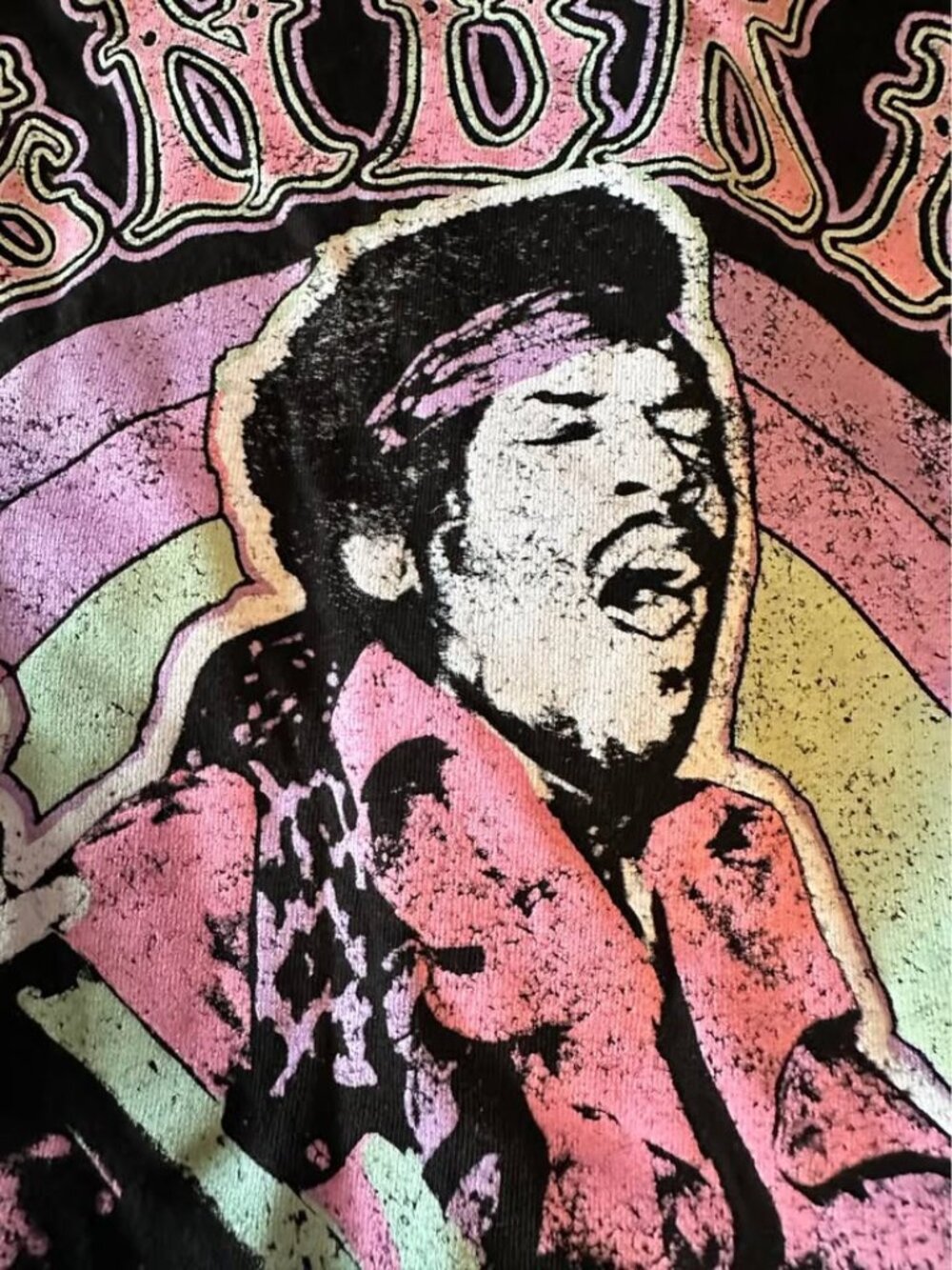 Hendrix Jimi Hendrix Graphic T-Shirt Size Large